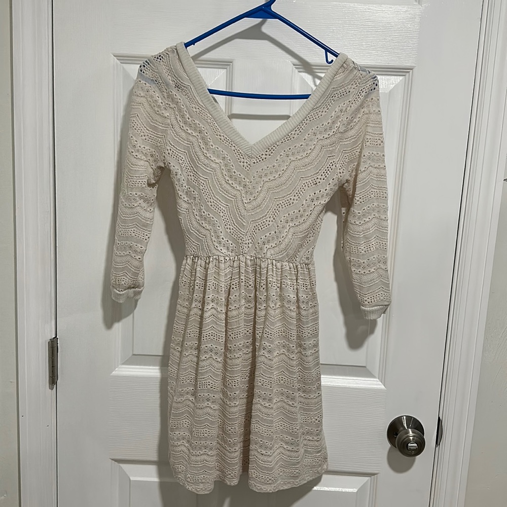 Not see through. White. Size XS
